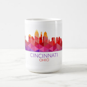Cincinnati, Ohio Souvenir Tasse 2 - Farbenfrohe Ta