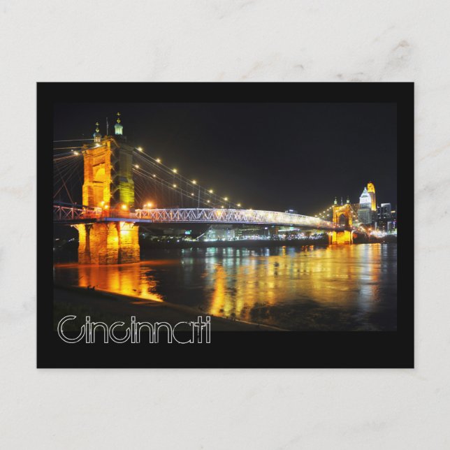 Cincinnati, Ohio, the Queen City. Postkarte (Vorderseite)