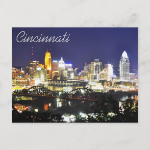 Cincinnati, Ohio, the Queen City. Postkarte