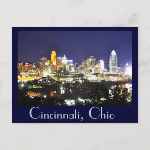 Cincinnati, Ohio, the Queen City. Postkarte
