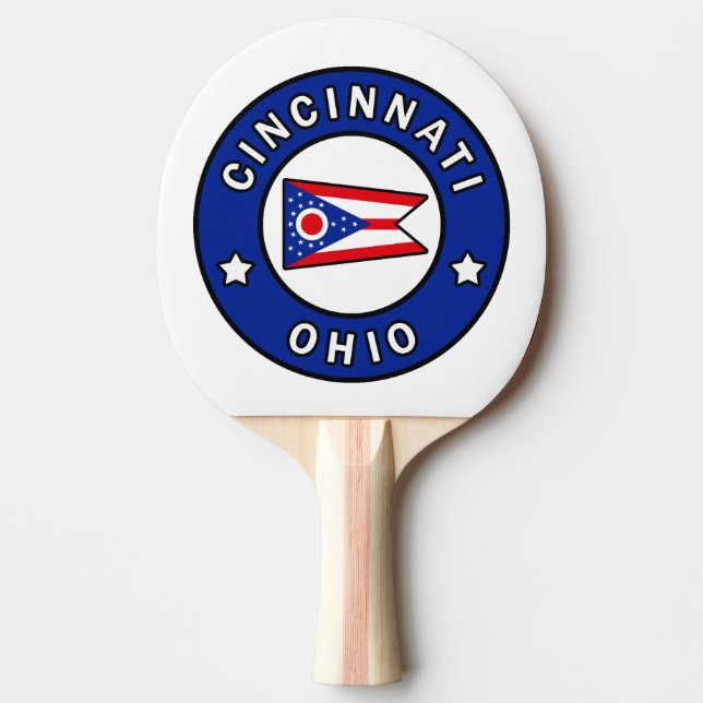 Cincinnati Ohio Tischtennis Schläger (Vorderseite)