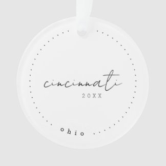 Cincinnati Ohio Travel Vereinigte Staaten Simple Ornament