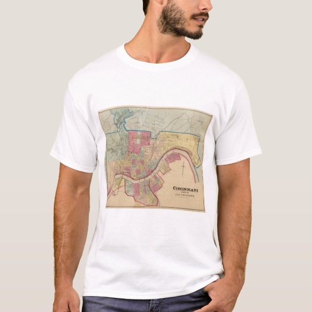 Cincinnati, Ohio und Nähe T-Shirt (Vorderseite)