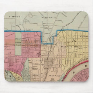 Cincinnati, Ohio und Umgebung Mousepad