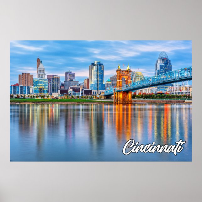 Cincinnati, Ohio, Vereinigte Staaten Poster (Vorne)