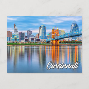 Cincinnati, Ohio, Vereinigte Staaten Postkarte