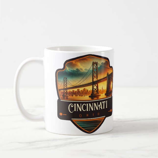 Cincinnati, Ohio | VINTAG Kaffeetasse (Links)