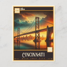 Cincinnati, Ohio | VINTAG Postkarte