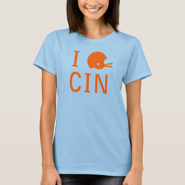 Cincinnati - orange T-Shirt (Vorderseite)