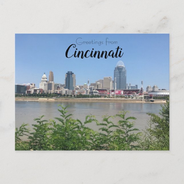 Cincinnati Postkarte (Vorderseite)