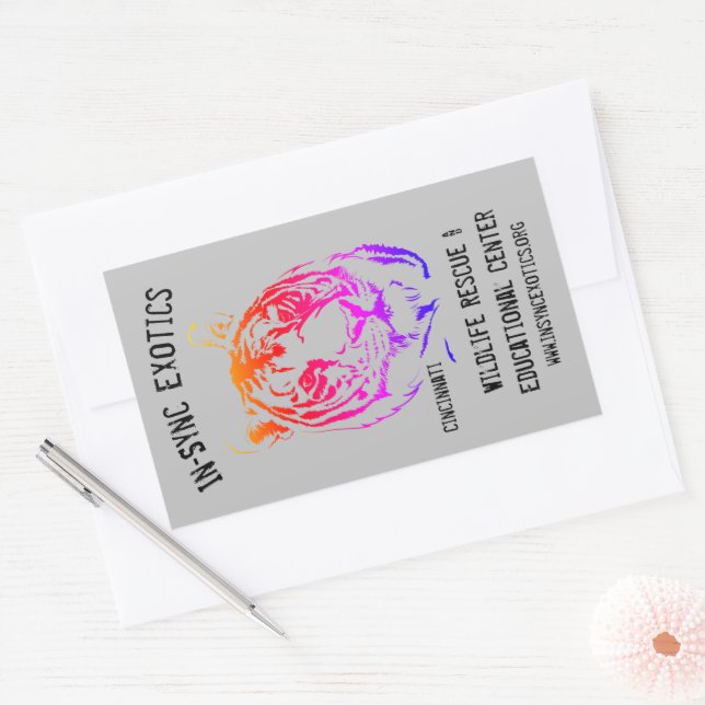 Cincinnati - rechteckiger aufkleber (Umschlag)