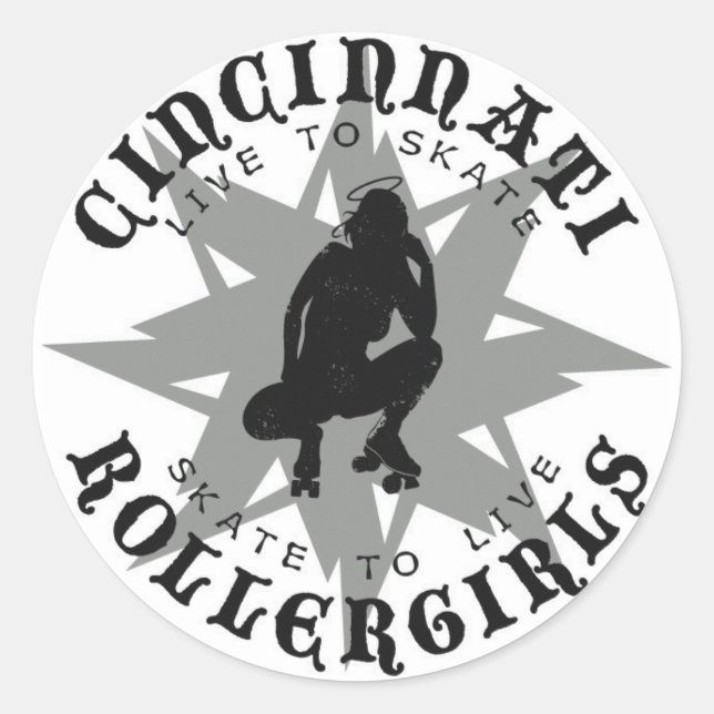 Cincinnati Rollergrls Sticker (Vorderseite)