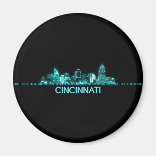 Cincinnati Skyline Magnet
