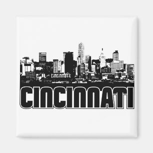 Cincinnati Skyline Magnet