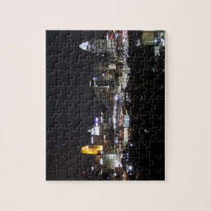 Cincinnati-Skyline nachts Puzzle