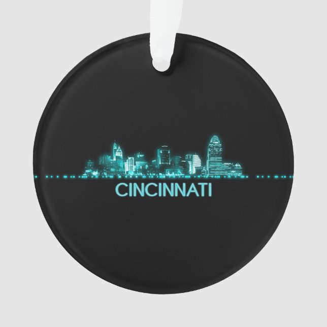 Cincinnati Skyline Ornament (Vorderseite)