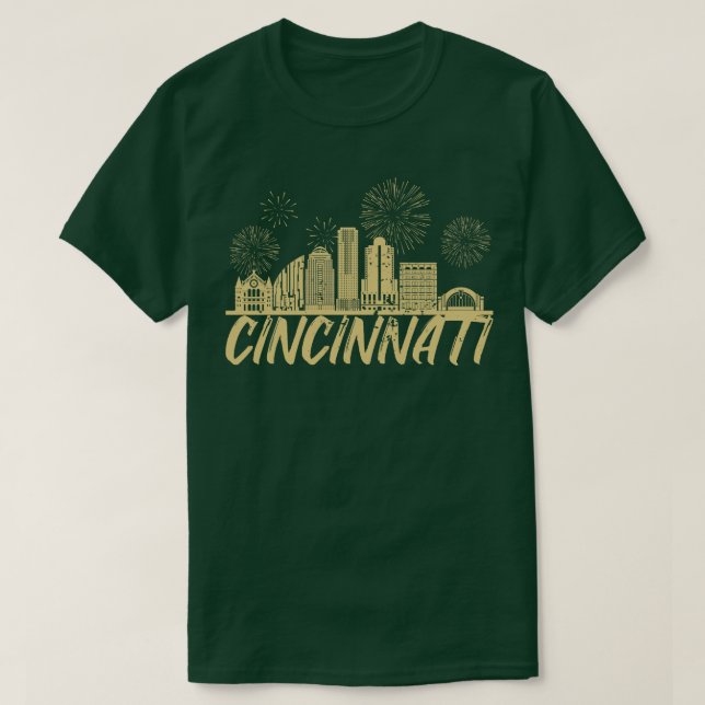 Cincinnati Skyline Pnc Tower T-Shirt (Design vorne)
