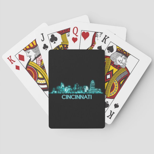Cincinnati Skyline Spielkarten (Rückseite)