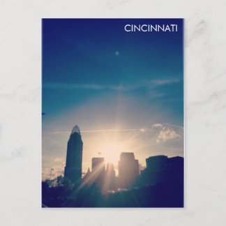 Cincinnati Skyline V1 Postkarte