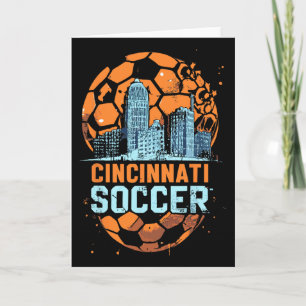 Cincinnati Soccer City Skyline Cool Cincy 513 Karte