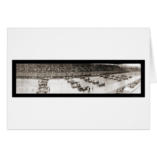 Cincinnati Speedway Foto 1916 (Vorderseite (Horizontal))