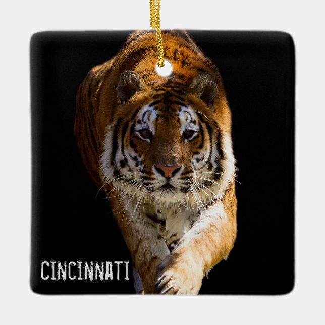 Cincinnati Tiger - Keramikornament (Vorderseite)
