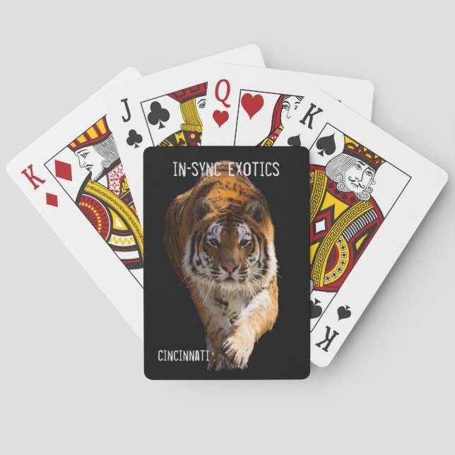 Cincinnati Tiger - Spielkarten (Rückseite)