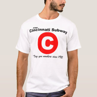 Cincinnati-Untergrundbahn-T - Shirt (weiß)