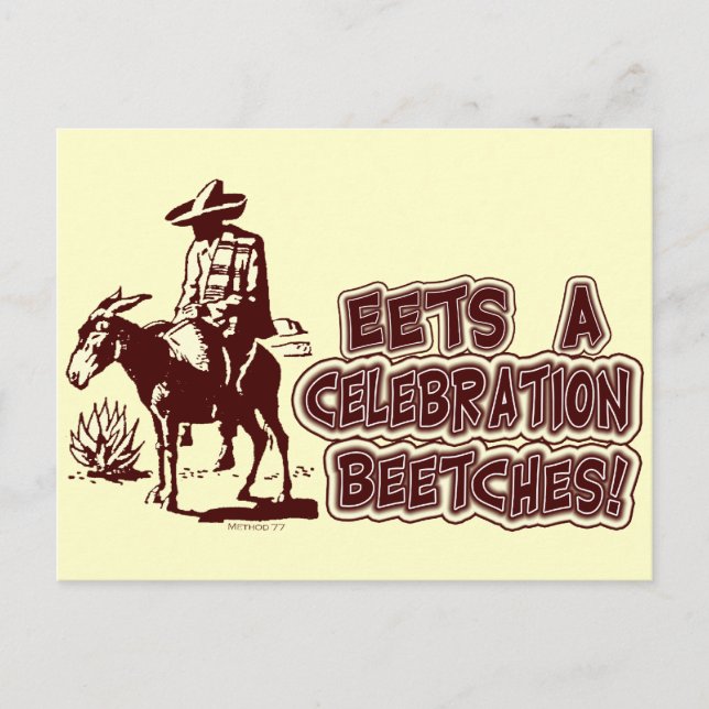 Cinco Celebration Postkarte (Vorderseite)