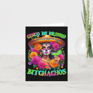 Cinco De Drinko Achos Cinco De Mayo Drinking Mexik Karte