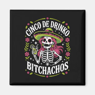 Cinco De Drinko Achos Cinco De Mayo Mexikanisches  Magnet