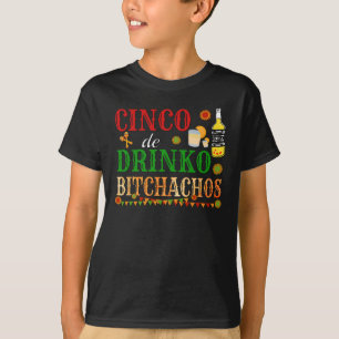 Cinco De Drinko Achos Mens Frauen trinken T-Shirt