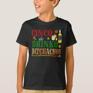 Cinco De Drinko Achos Mens Frauen trinken T-Shirt