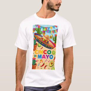 Cinco De Drinko Bitchachos Mens Womens Drinks T- T-Shirt