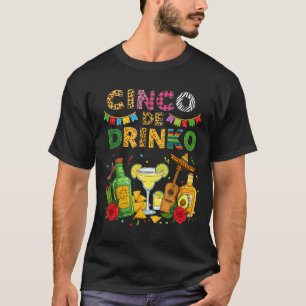 Cinco de Drinko Cinco de Mayo Party Margarita T-Shirt