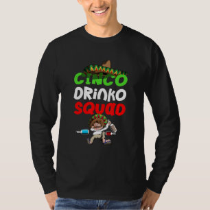Cinco De Drinko Mexican Sombrero Alkohol Drink Mex T-Shirt