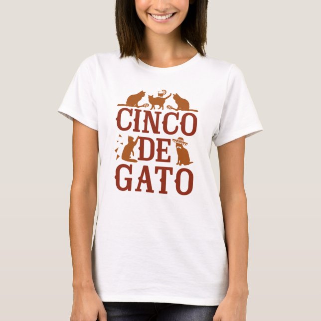 Cinco De Gato T-Shirt (Vorderseite)
