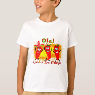Cinco De Mayo 3 tanzende Paprikas T-Shirt