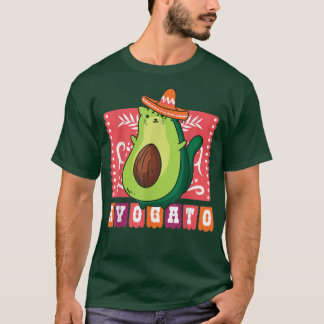 Cinco De Mayo Avocado Cat Niedlich Avocato T-Shirt