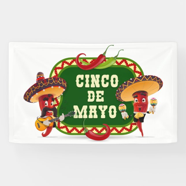 Cinco De Mayo Banner (Horizontal)
