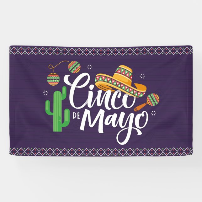 Cinco De Mayo Banner (Horizontal)