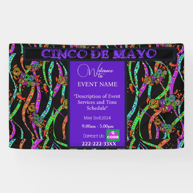 CINCO DE MAYO BANNER (Horizontal)