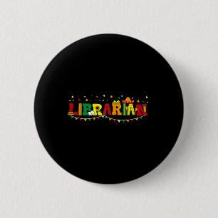 Cinco-De-Mayo-Bibliothekarin Mexikanische Biblioth Button