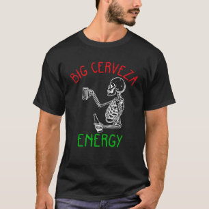 Cinco De Mayo Big Cerveza Energie Mexikanische Män T-Shirt