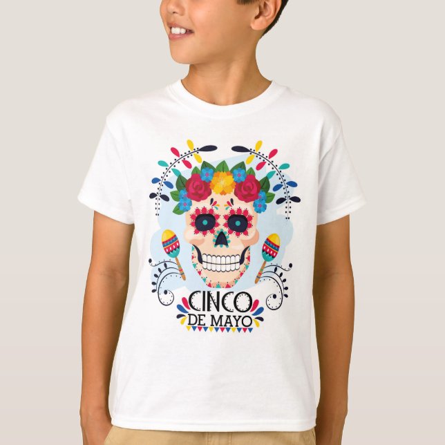 Cinco De Mayo Boys T - Shirt (Vorderseite)