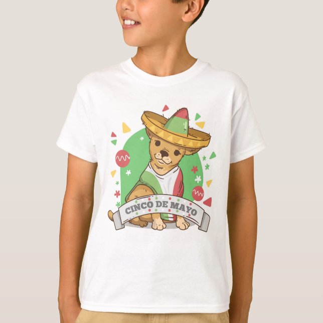 Cinco De Mayo Boys T - Shirt (Vorderseite)