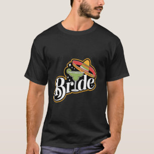 Cinco de Mayo Braut Sombrero Margarita Party Mexik T-Shirt