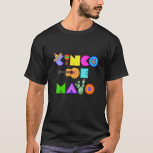 CINCO DE MAYO Bright Vibranican Culture Camis T-Shirt