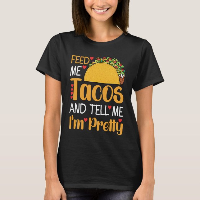 Cinco De Mayo, Buritos , Mexico Tacos and Avocado  T-Shirt (Vorderseite)