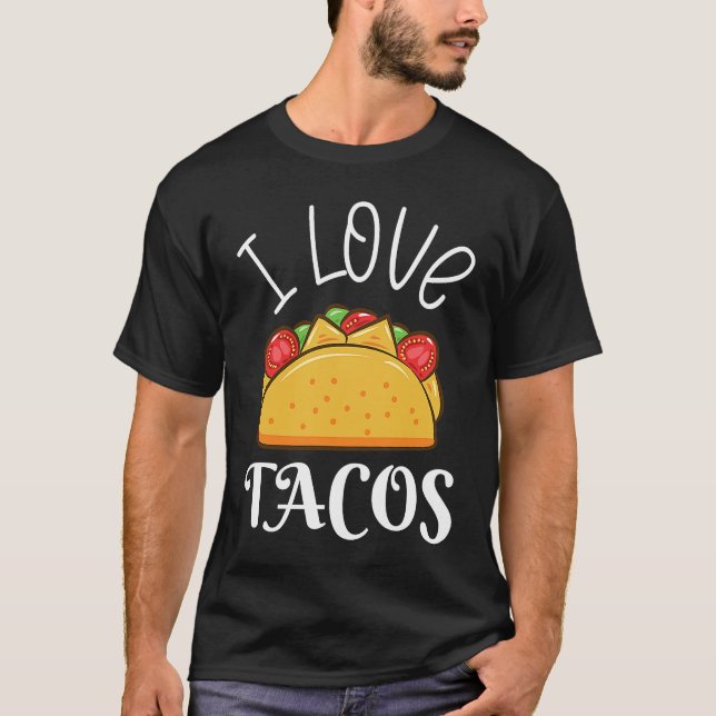 Cinco De Mayo, Buritos , Mexico Tacos and Avocado  T-Shirt (Vorderseite)